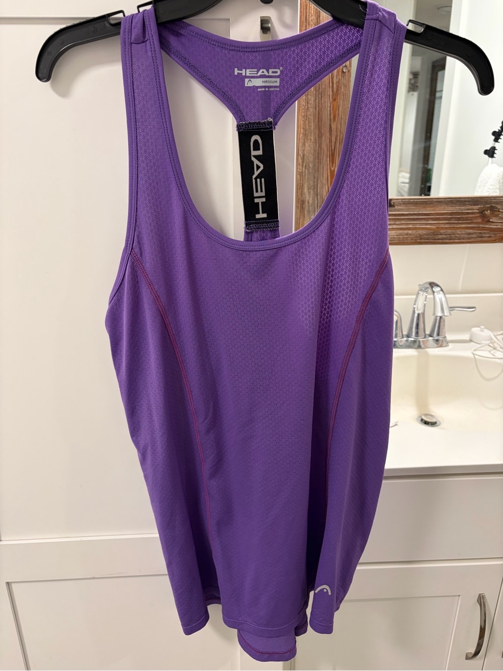 Head Purple Racerback Performance Tank Top